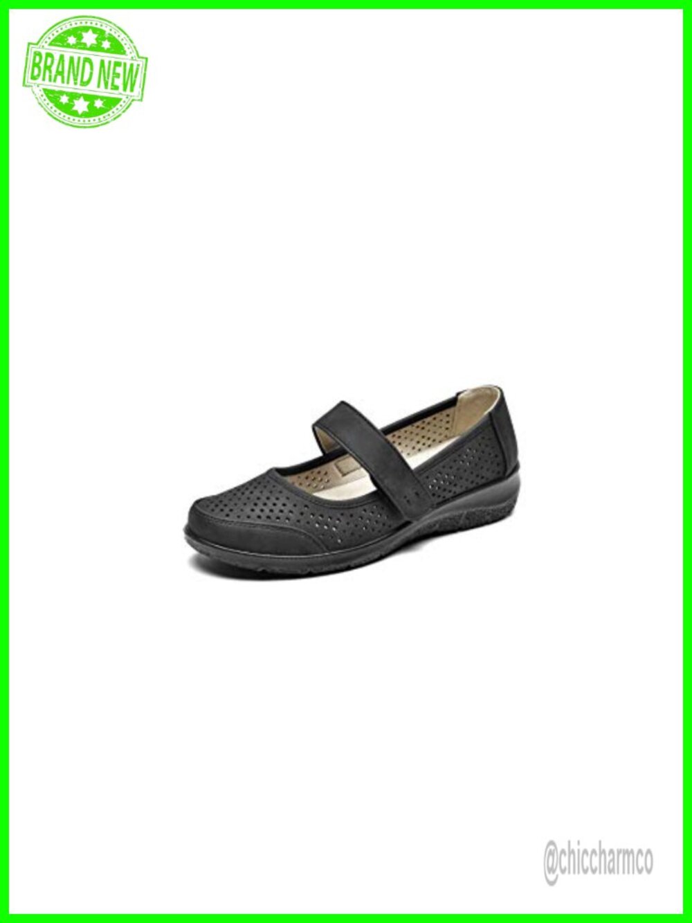 Women's Mary Jane Flats Orthopedic Breathable Slip-On Walking Shoes with